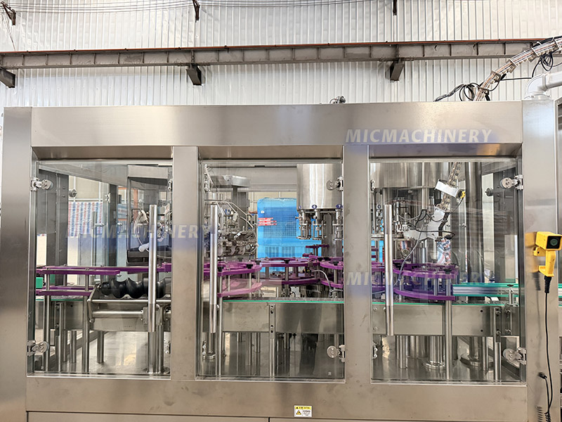 glass bottle filling machine