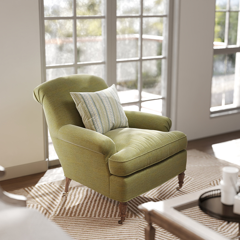 upholstered accent chair