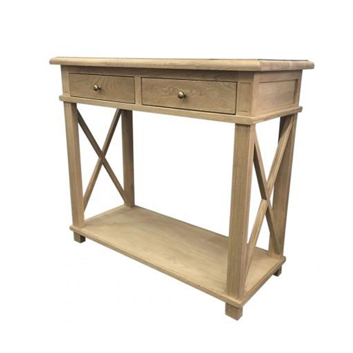 wooden console table