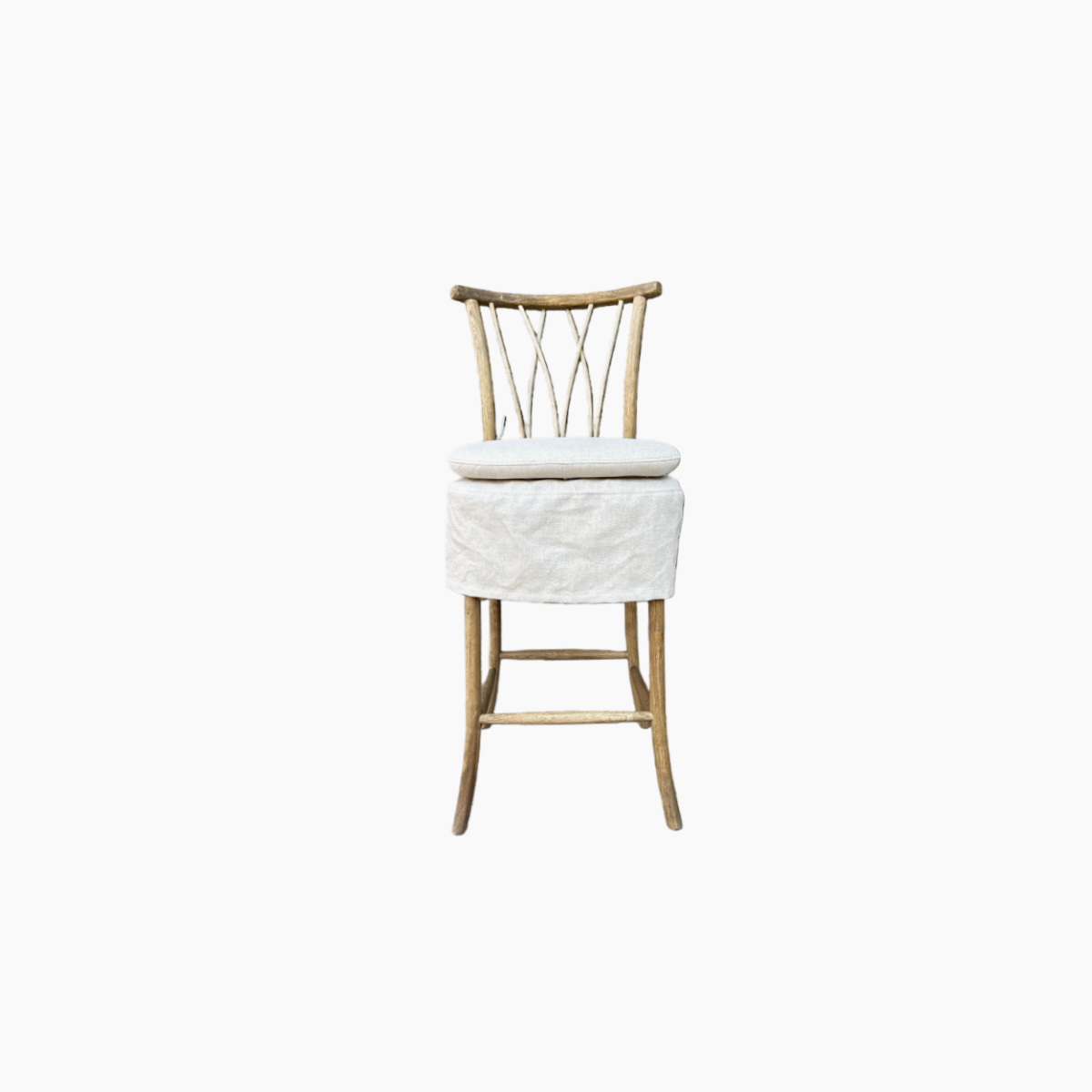 counter stool natural materials