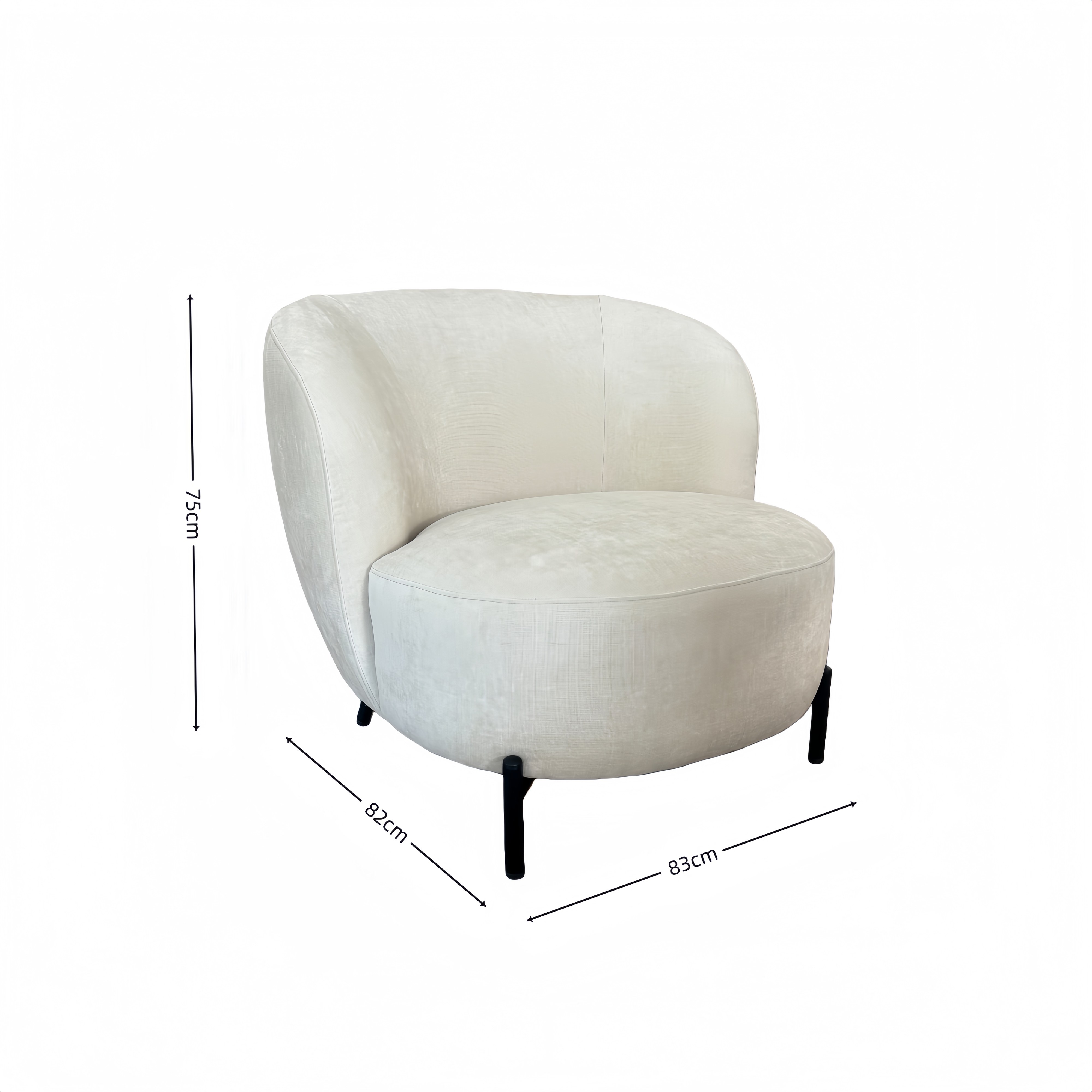 metal frame accent chair