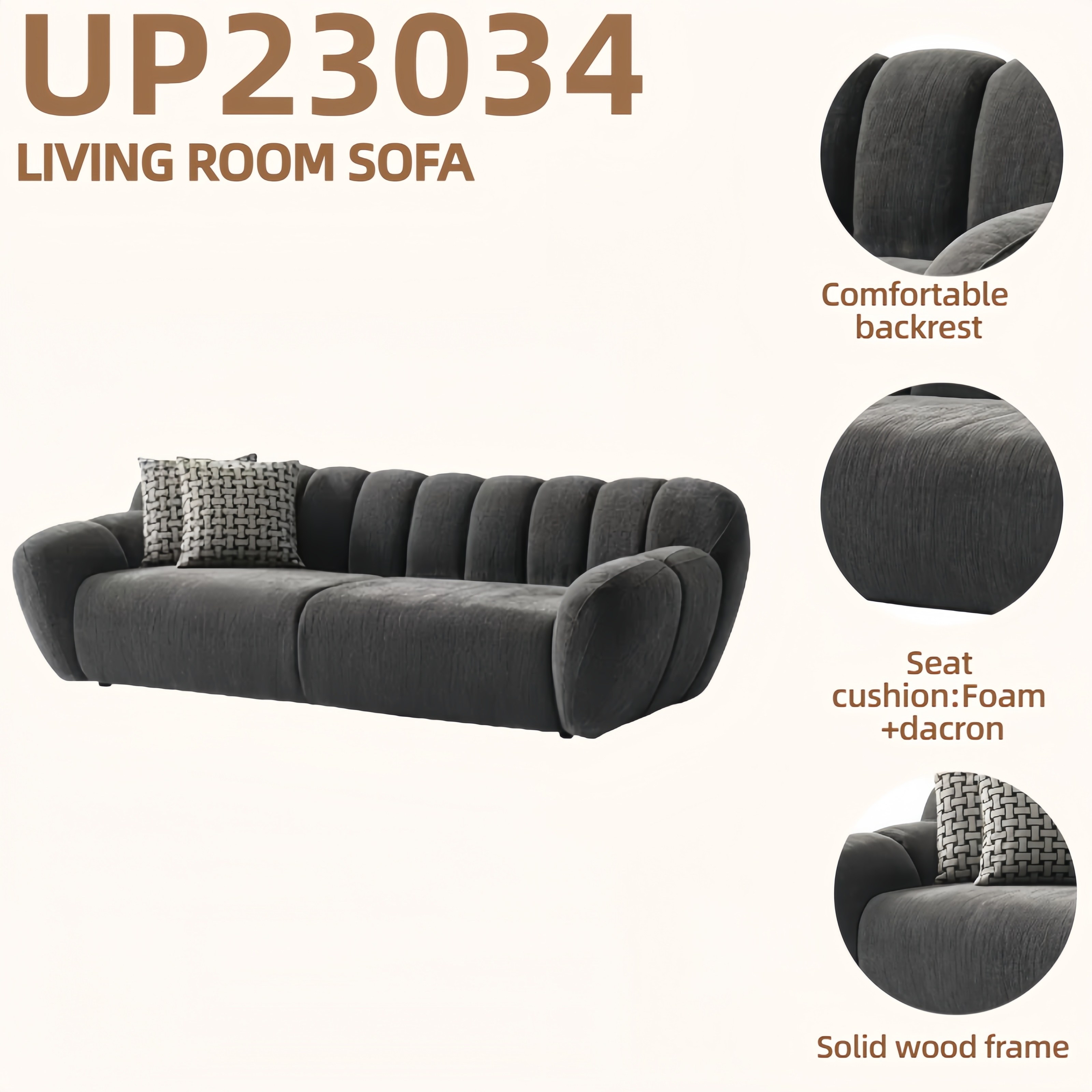 High-end living room furniture set