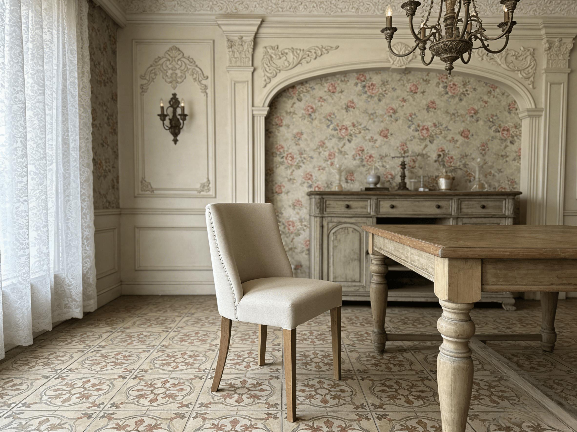 stud trim dining chair