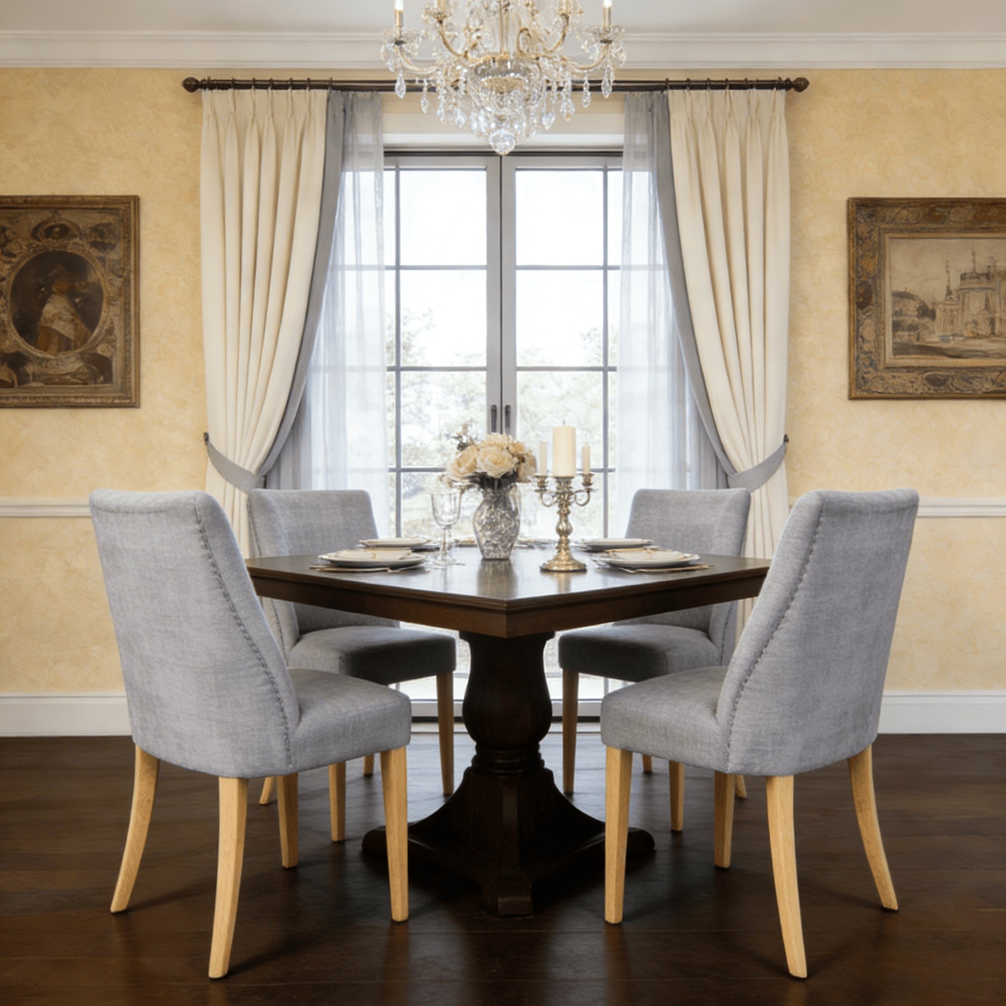 Upholstered dining chair