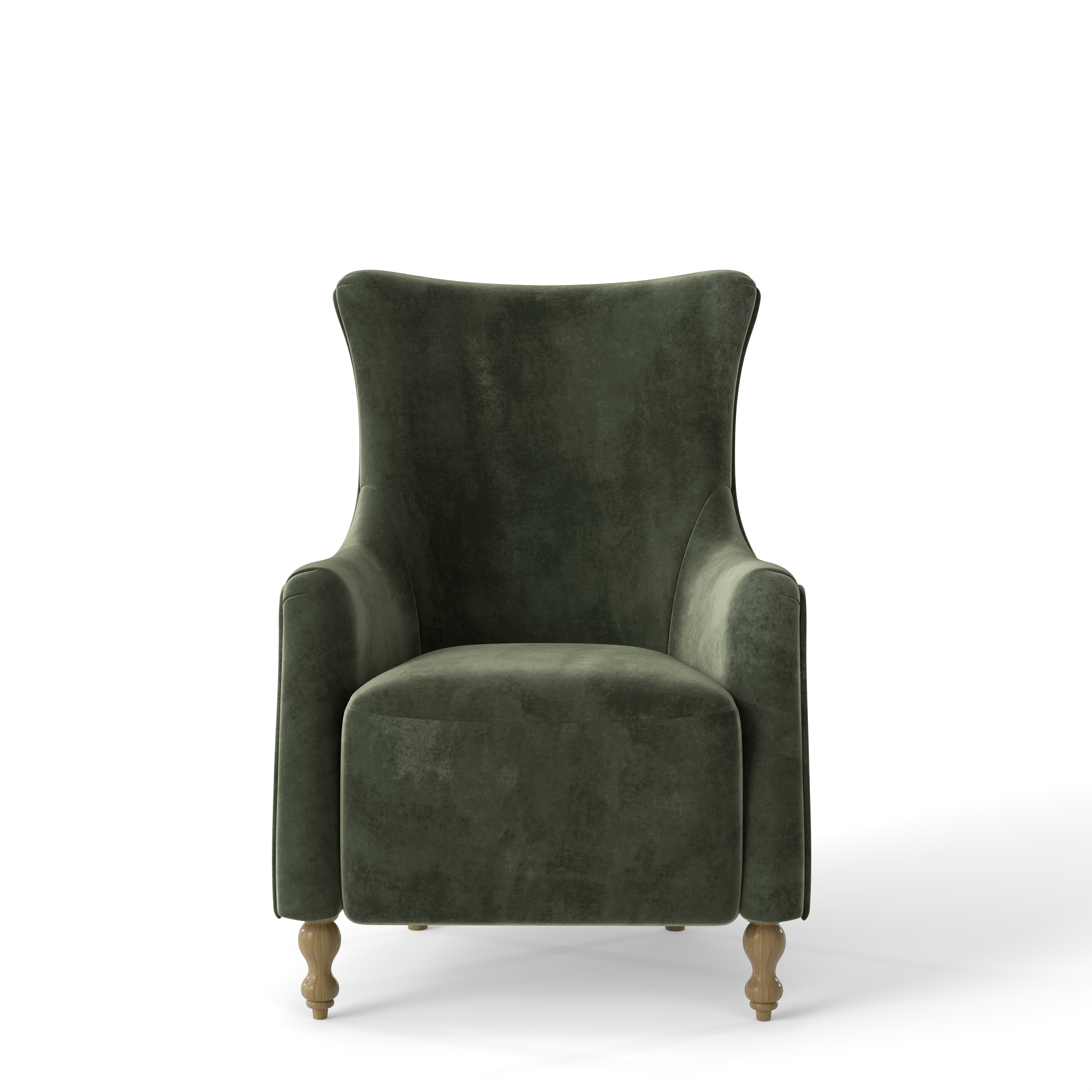 wingback accent chair