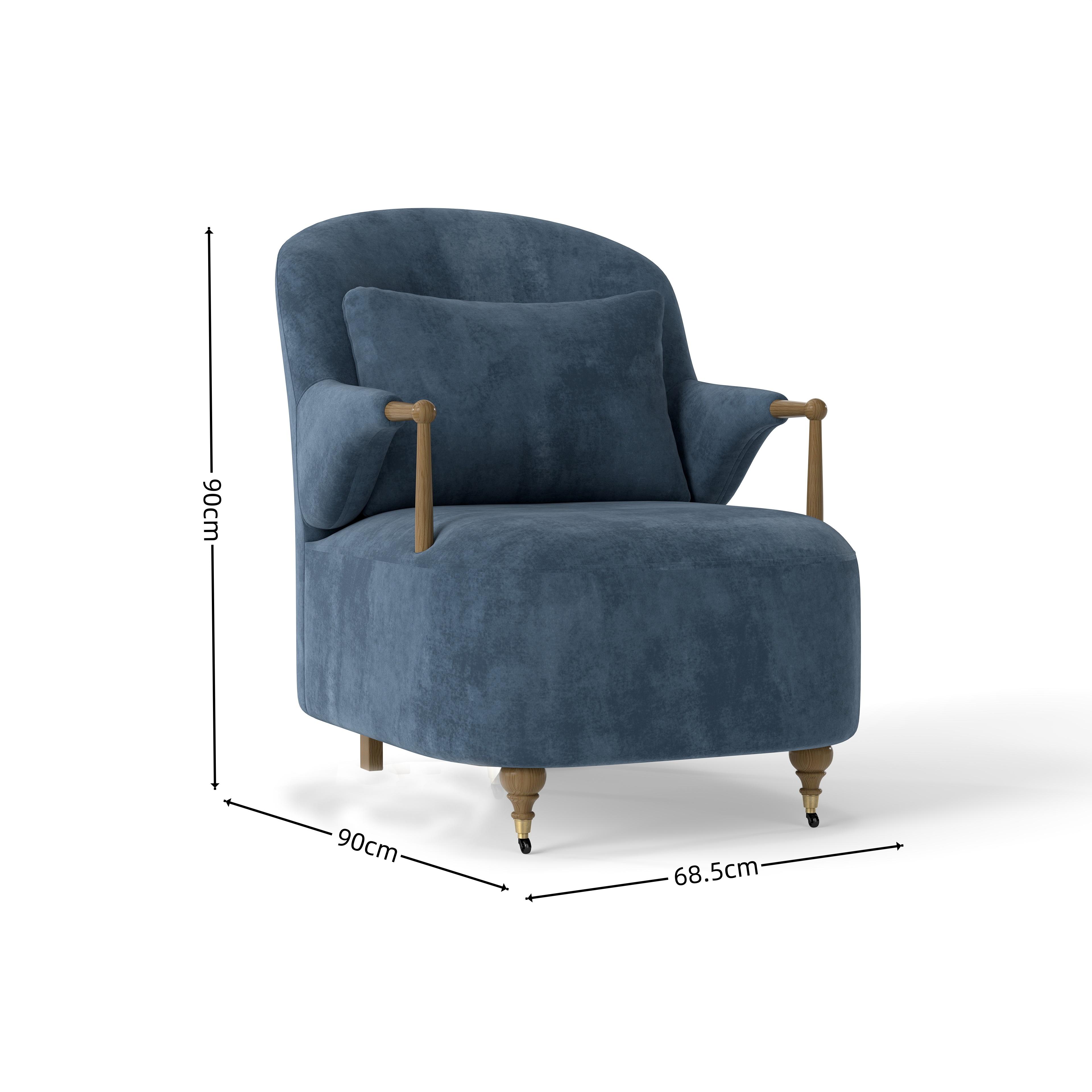 Upholstered single sofa chair