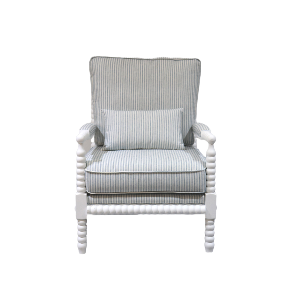 bobbin accent chair