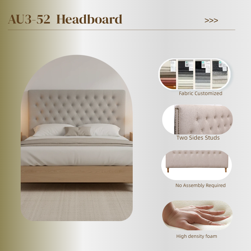 sturdy solid wood headboard