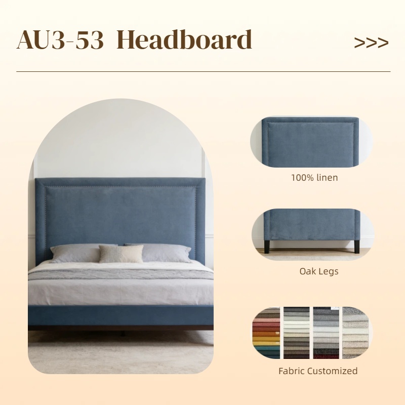 solid wood frame headboard