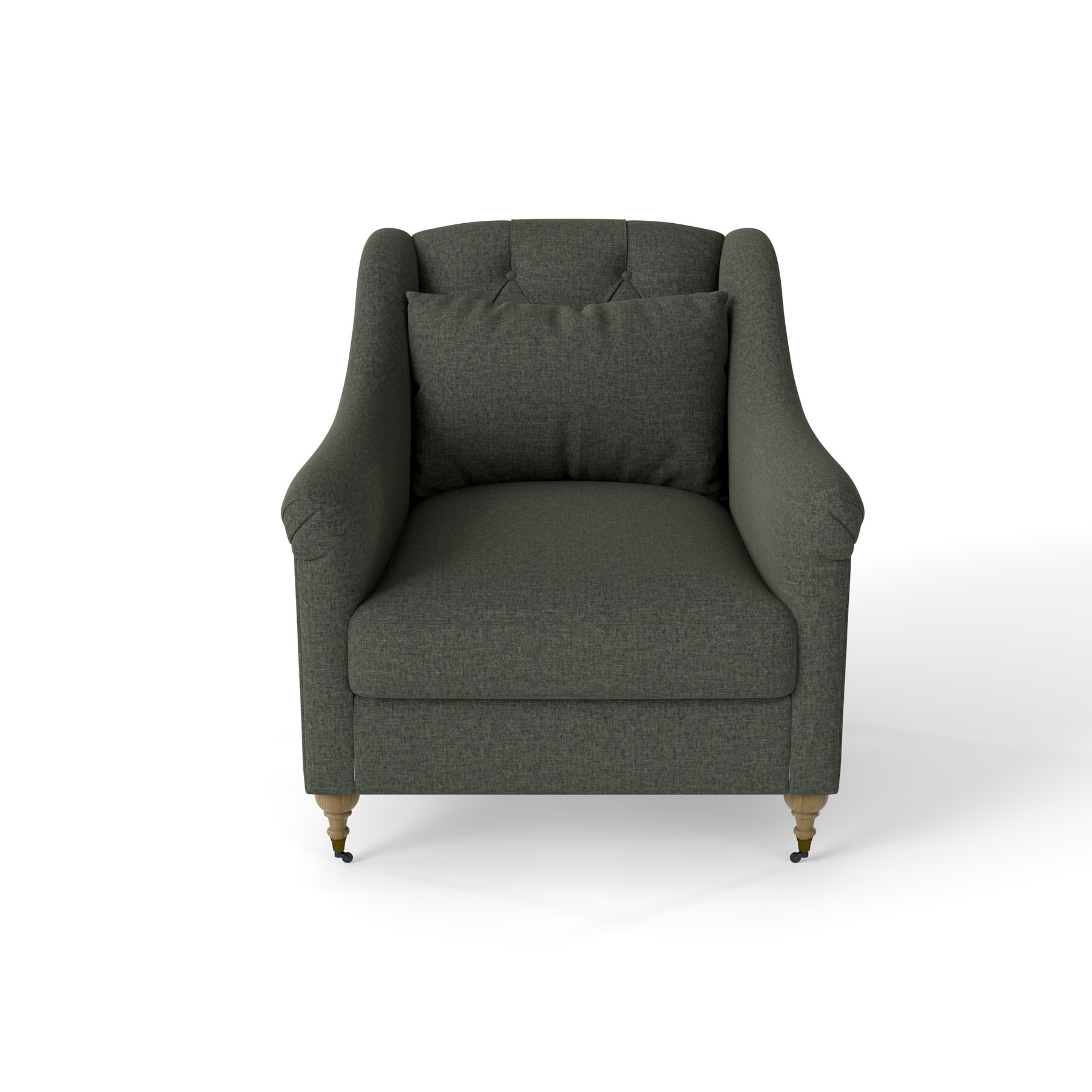 vintage fabric armchair