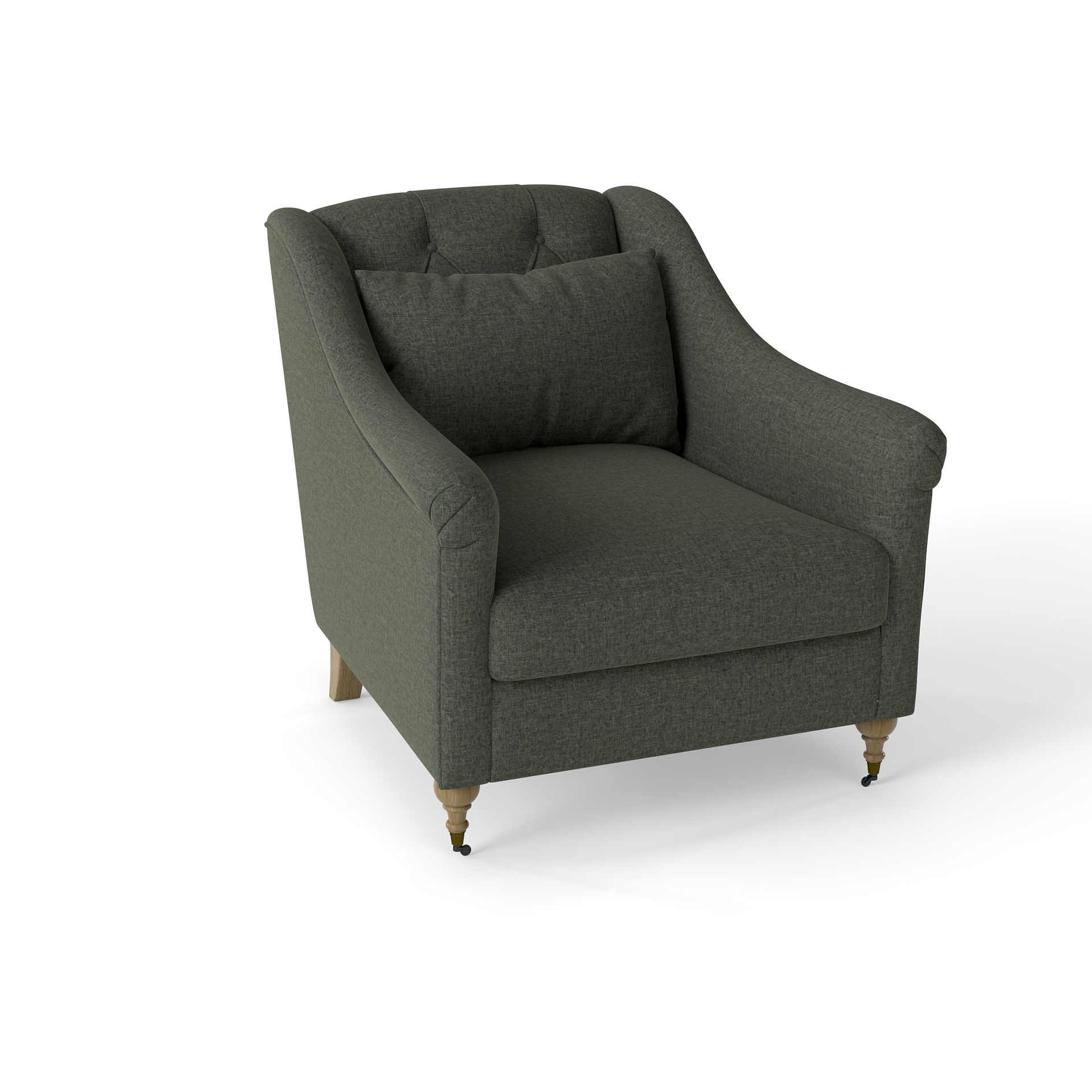 accent chair with casters