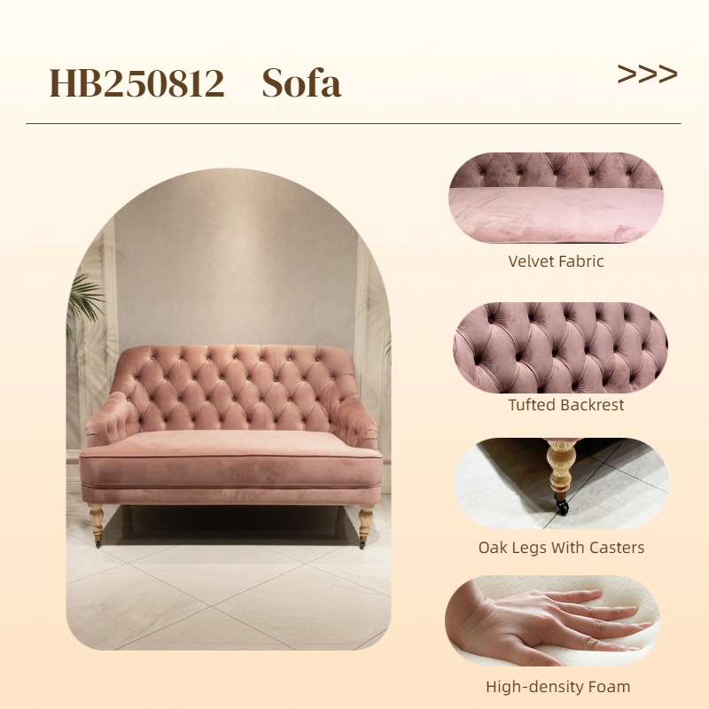 2-seater accent sofa