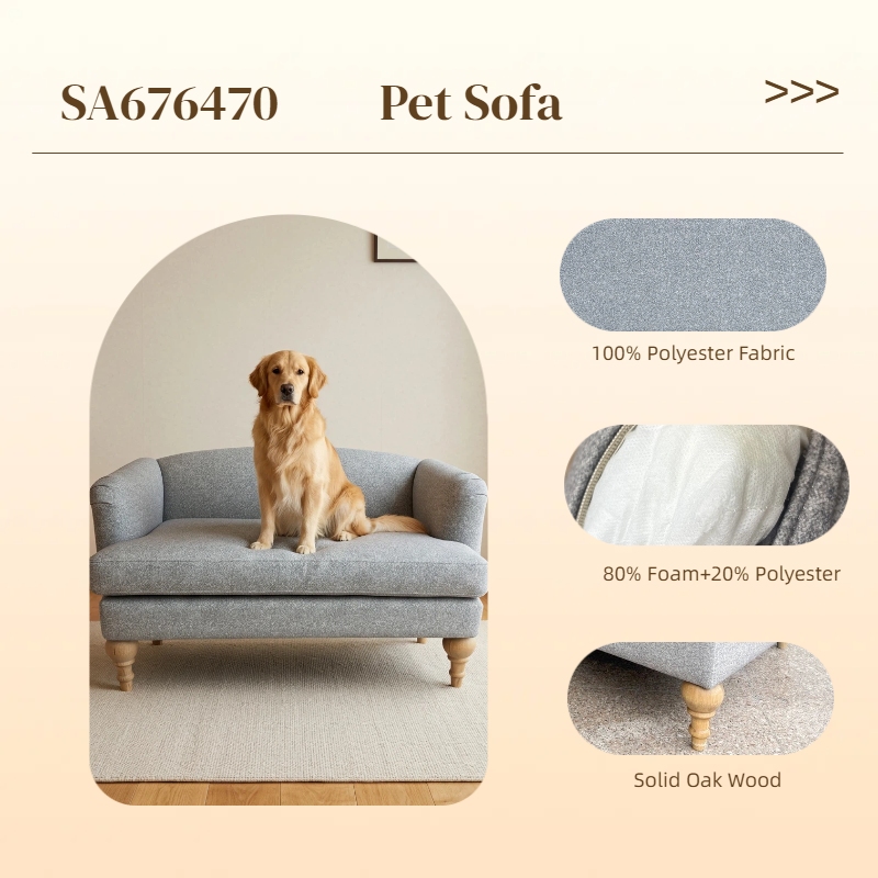 removable cushion pet sofa