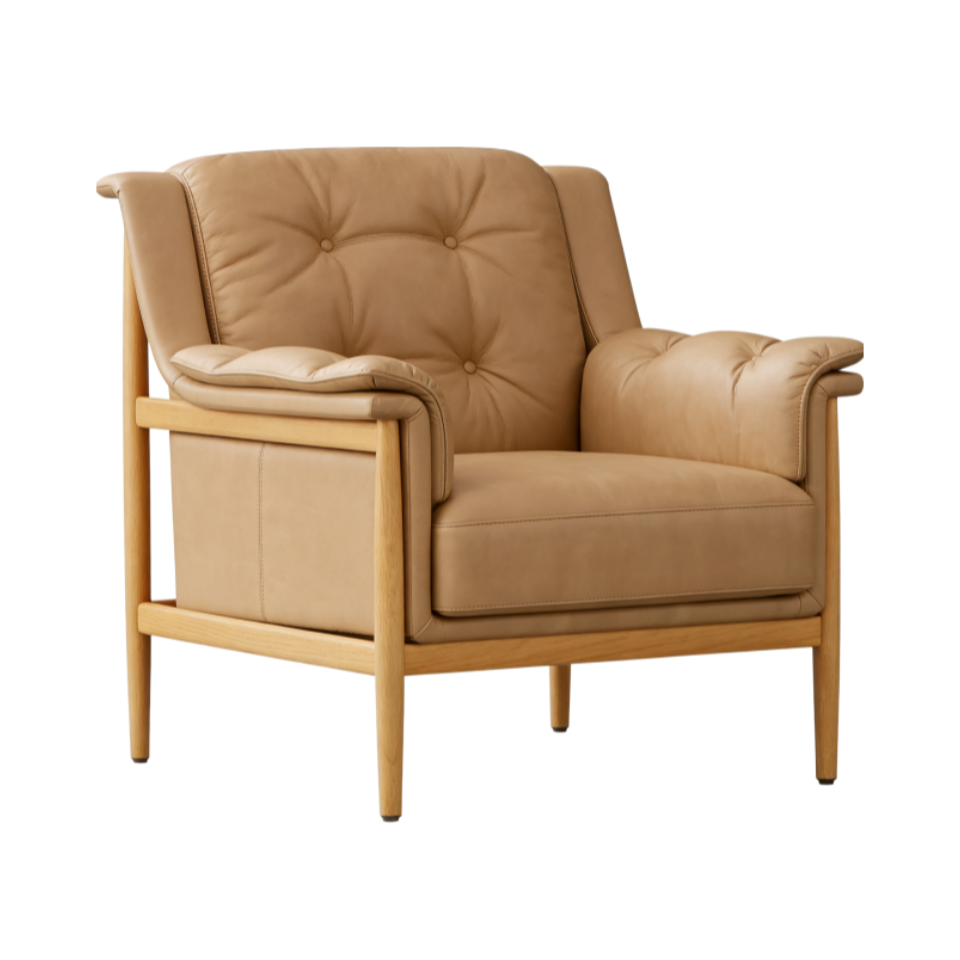 Solid Wood Frame Chair 