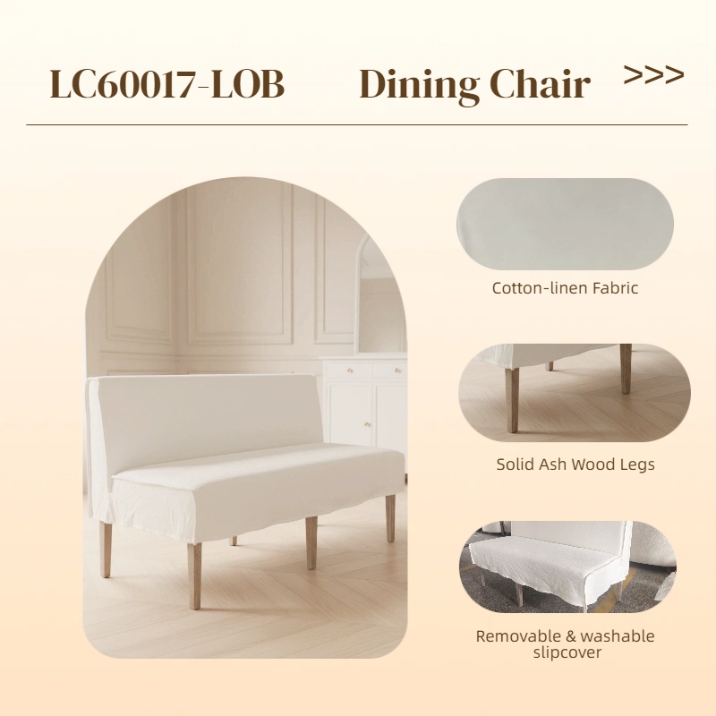 Slipcover dining chair