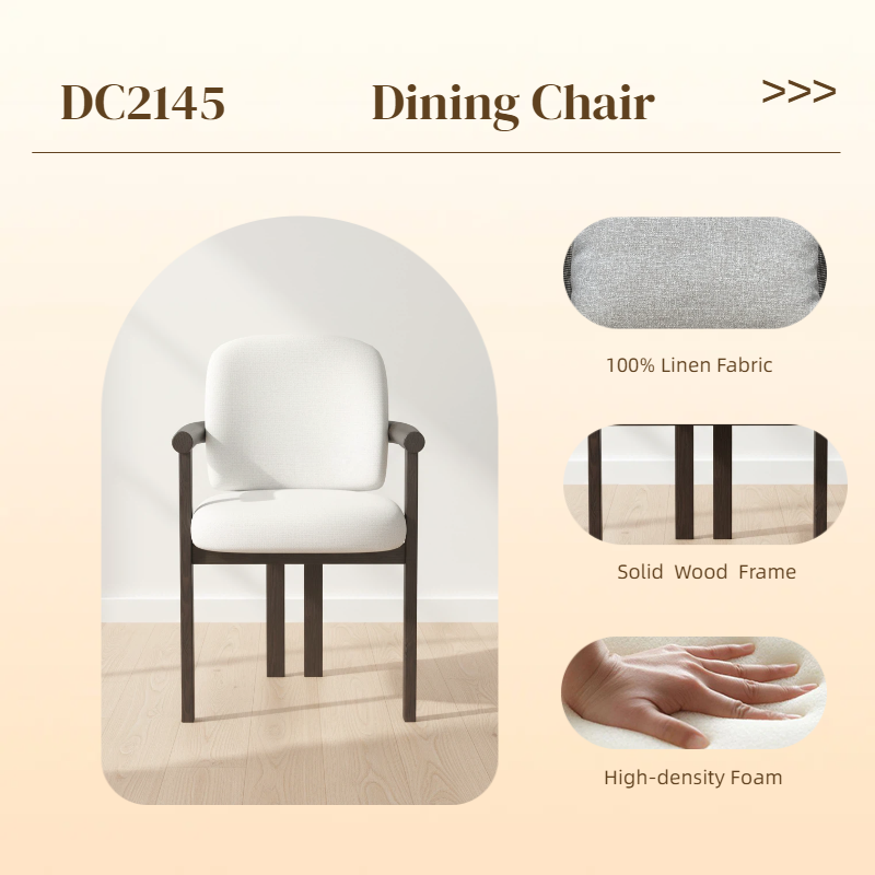 solid oak dining chair
