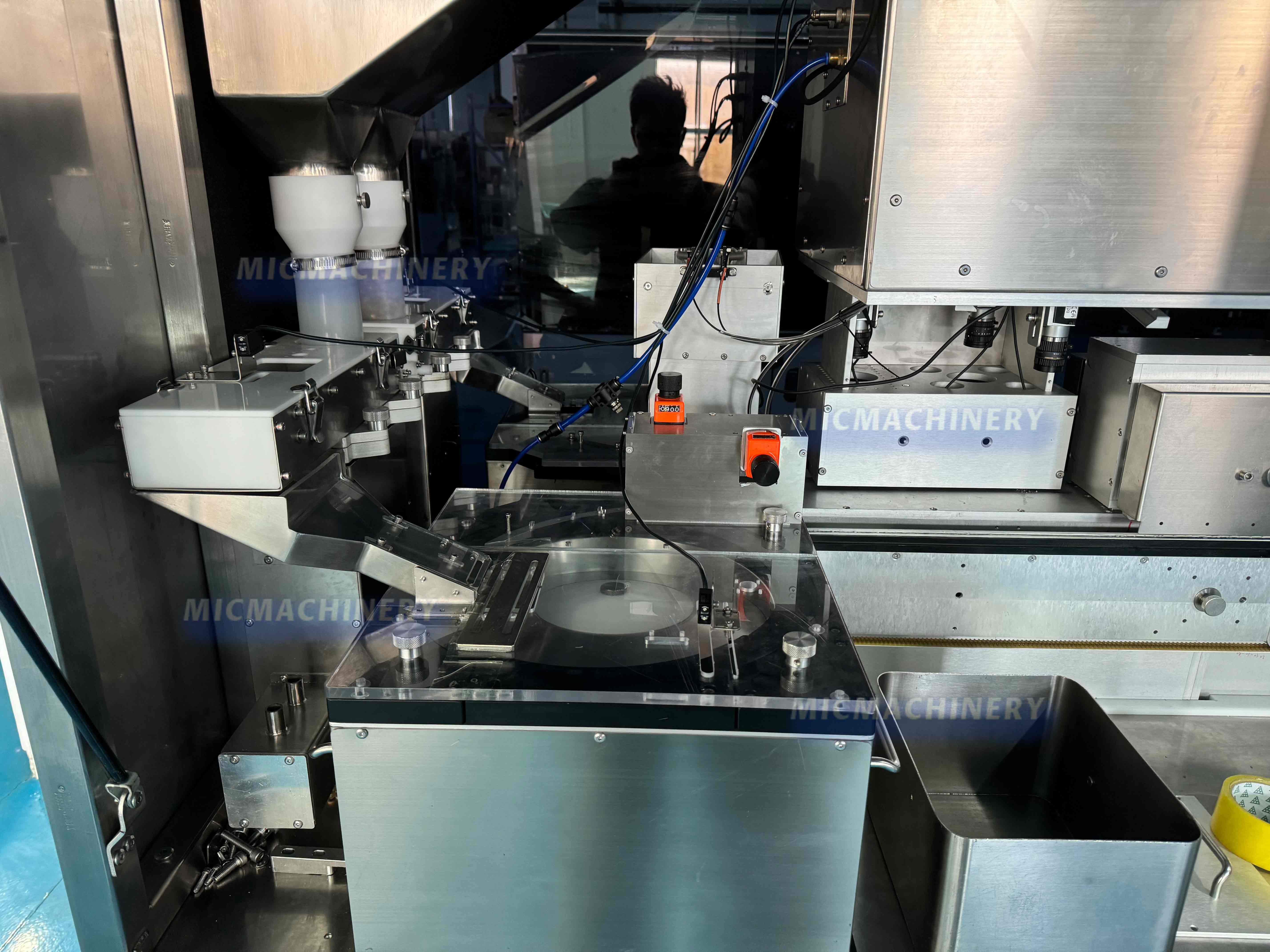 Vision Inspection Machine Capsule pushing mechanism