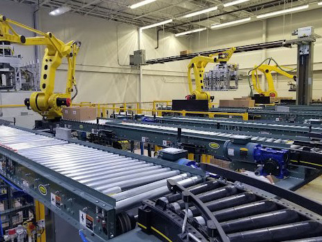 Palletizer production line