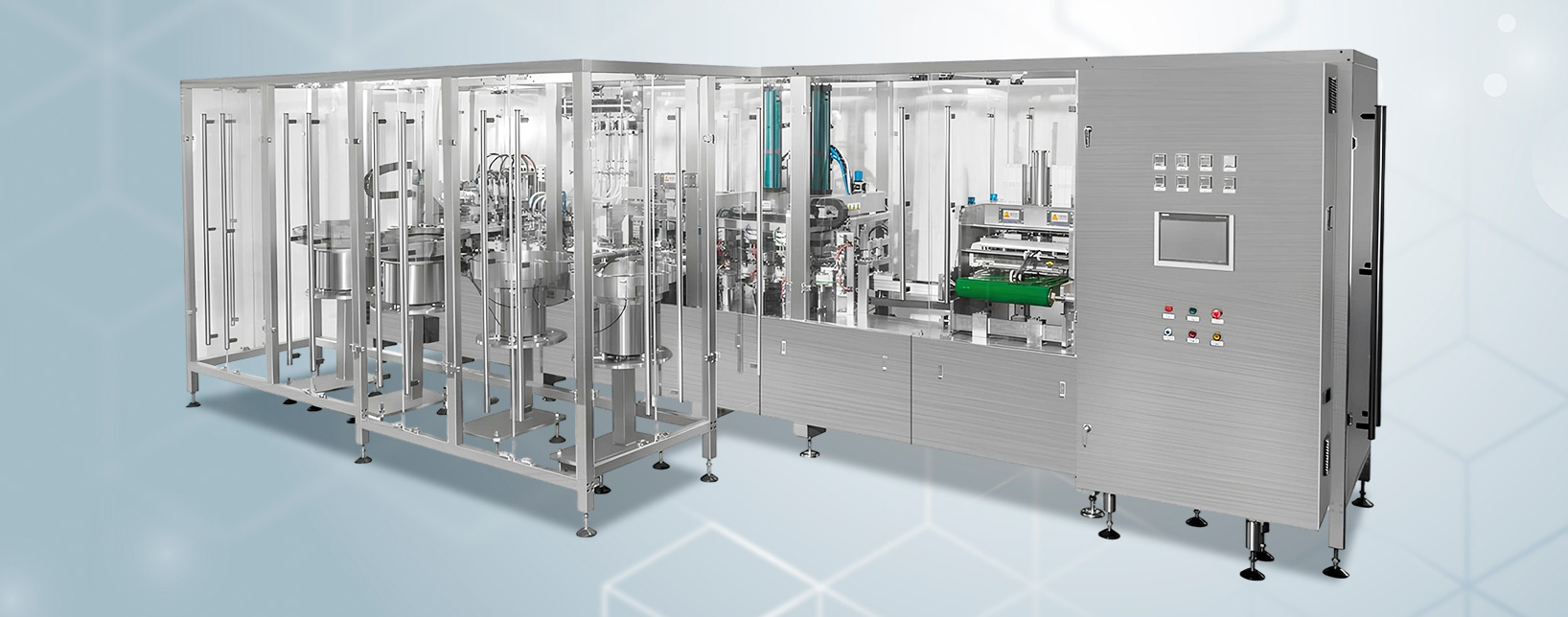 Non PVC Soft Bag IV Prodution Line Display