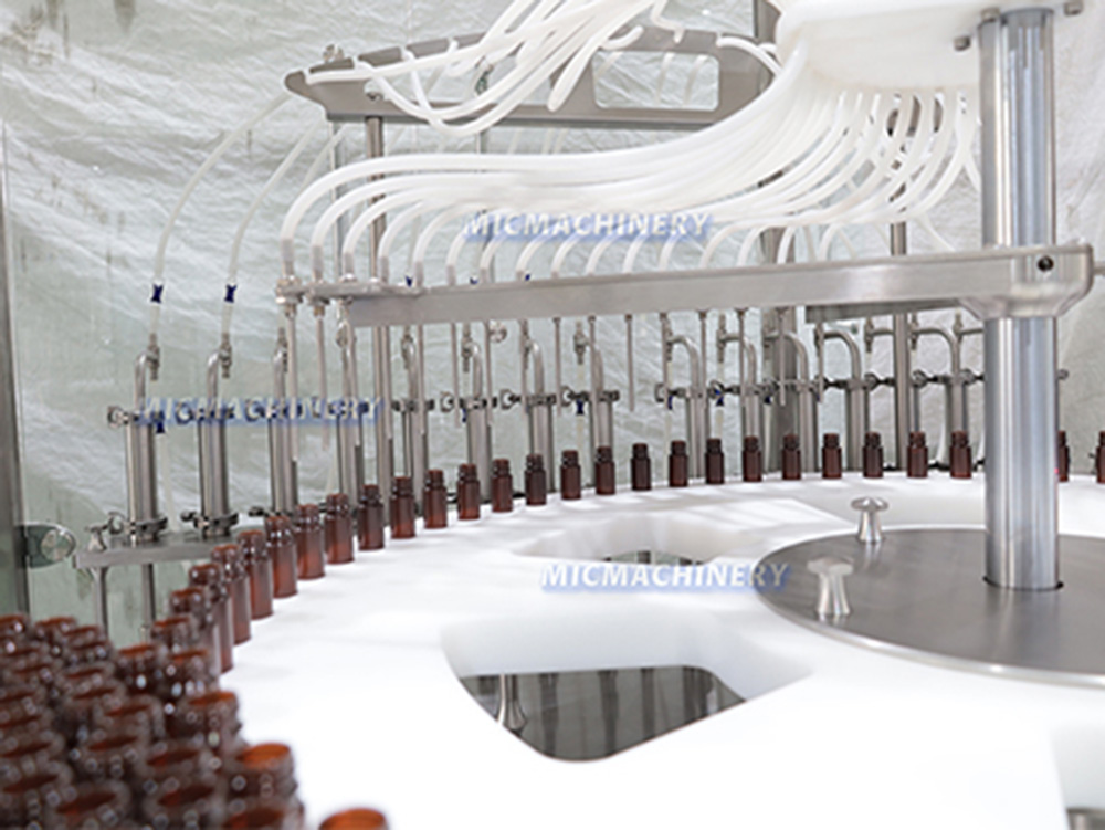 Vial Filling Machine Touch Interface