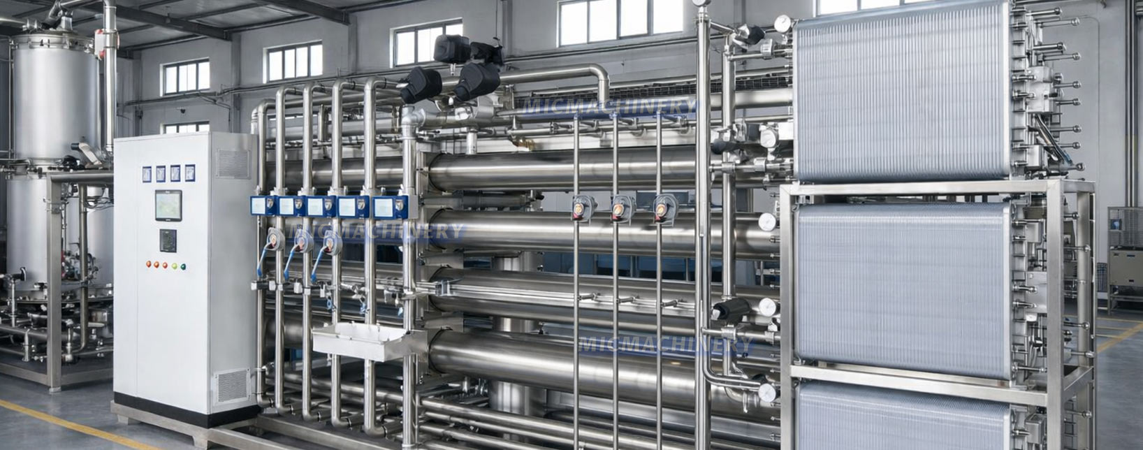 Internal structure of water treatment