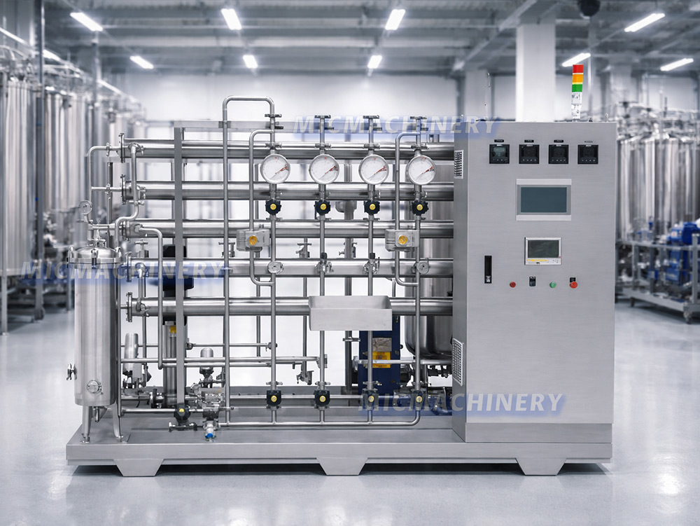 Water treatment equipment display