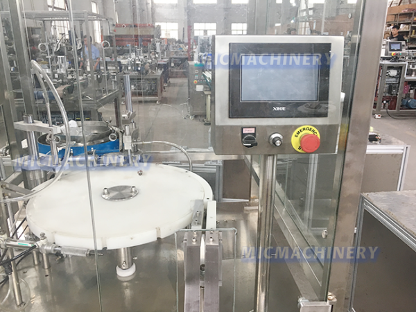 The main platform and control panel