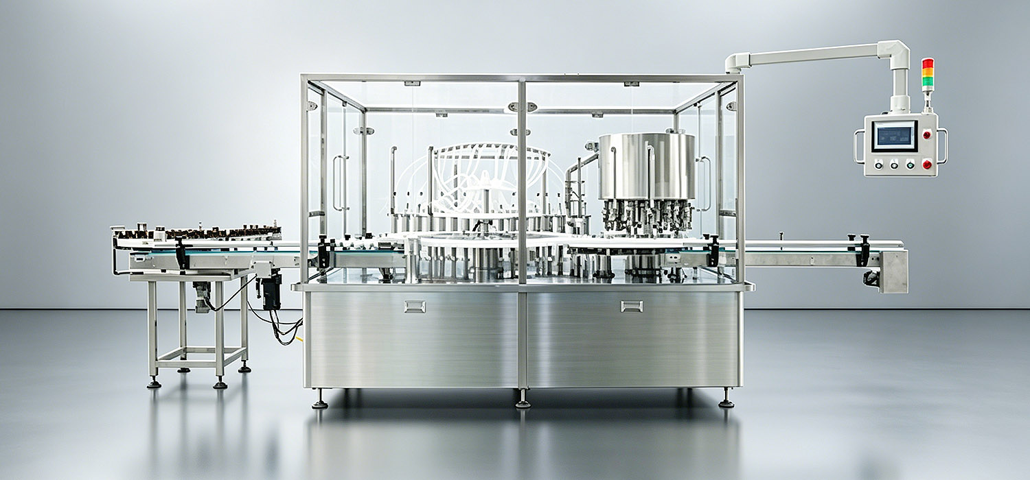 vial filling machine line