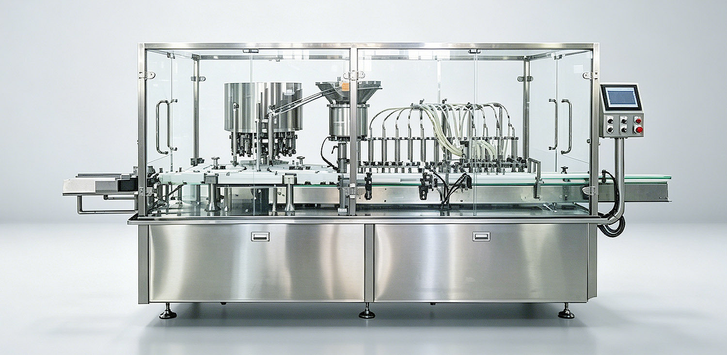 Automatic vial filling machine