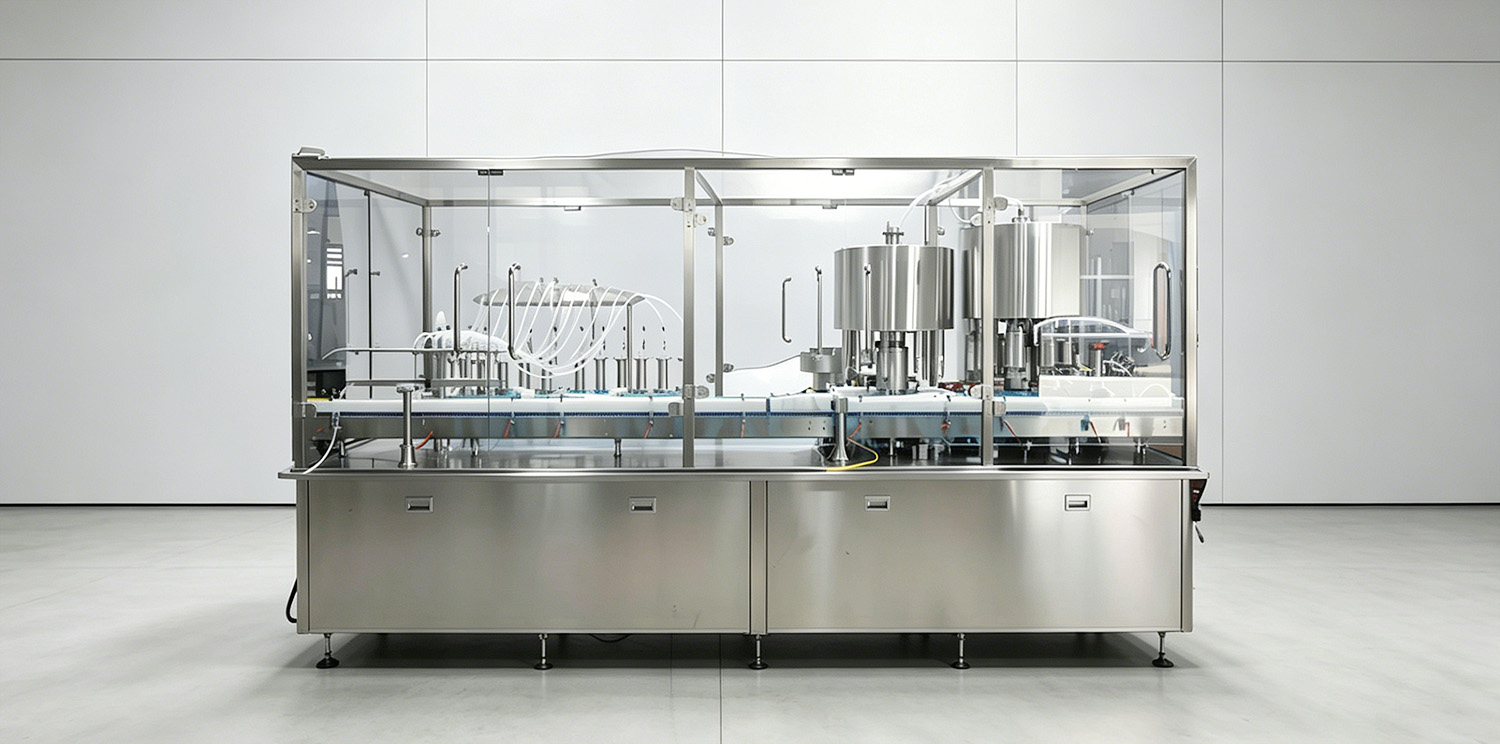 Automatic vial filling machine