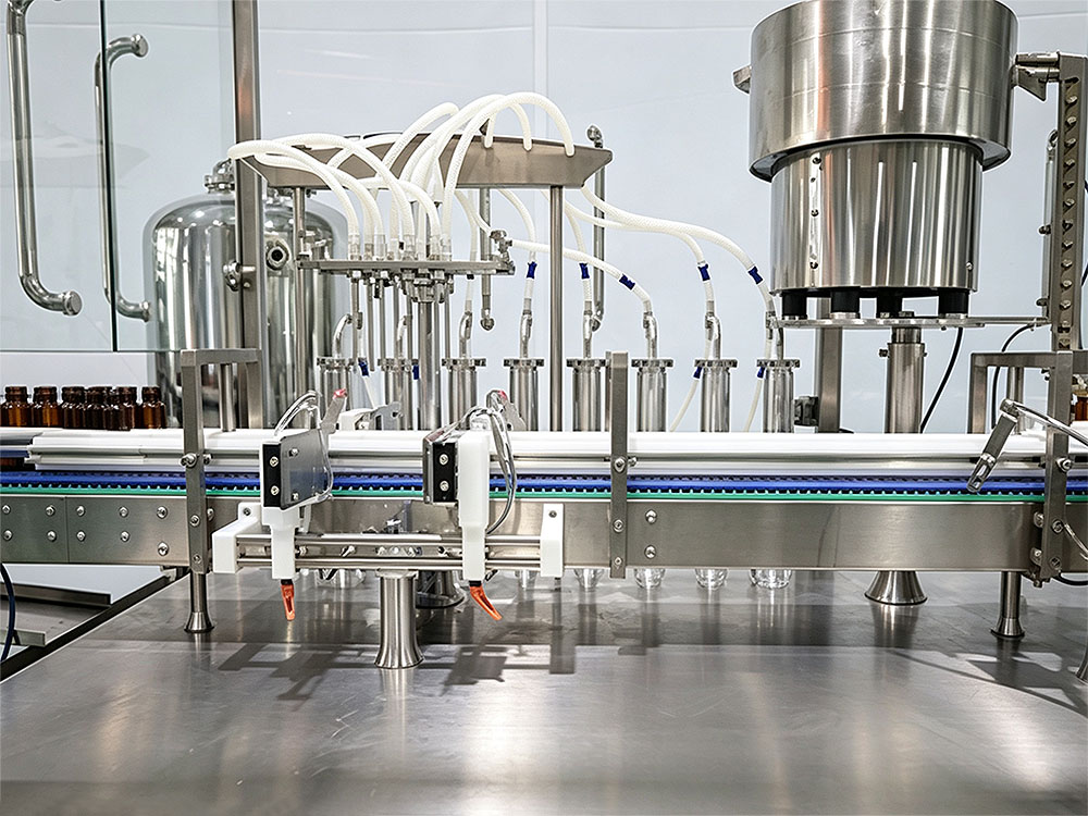 Automatic Vial Filling Capping Machine
