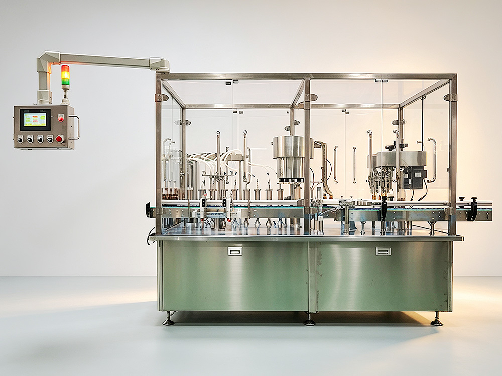Automatic Monoblock Vial Filling Machine