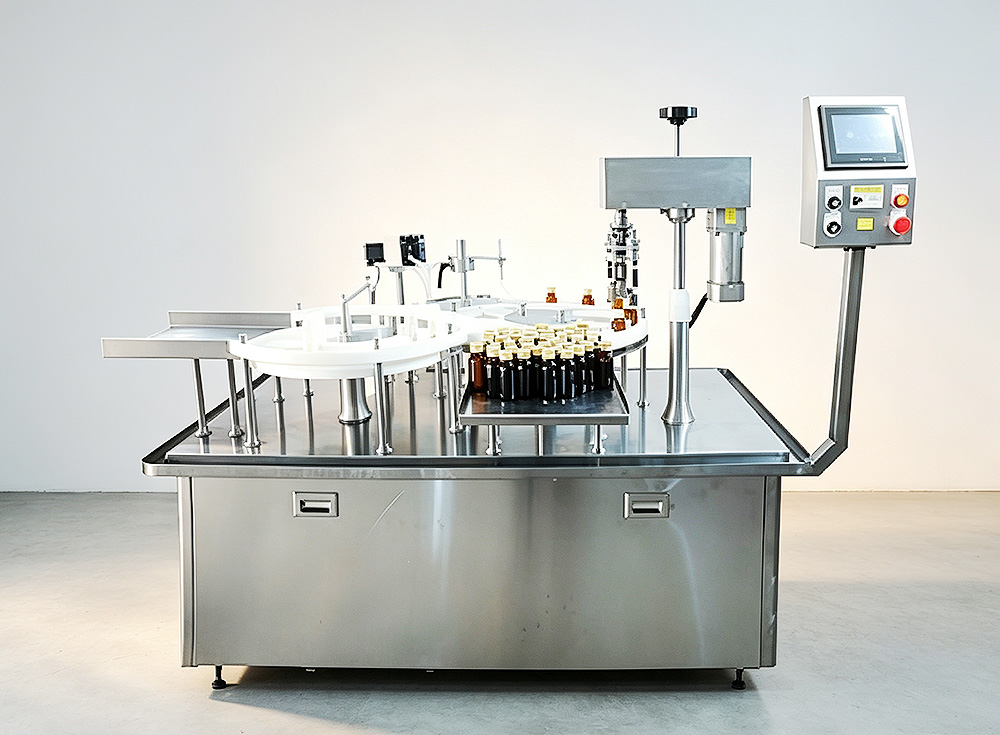Rotary Vial Filling Capper