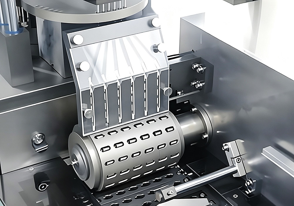 Capsule filling machine mechanism