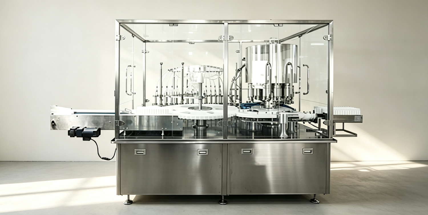 Automatic vial filling machine