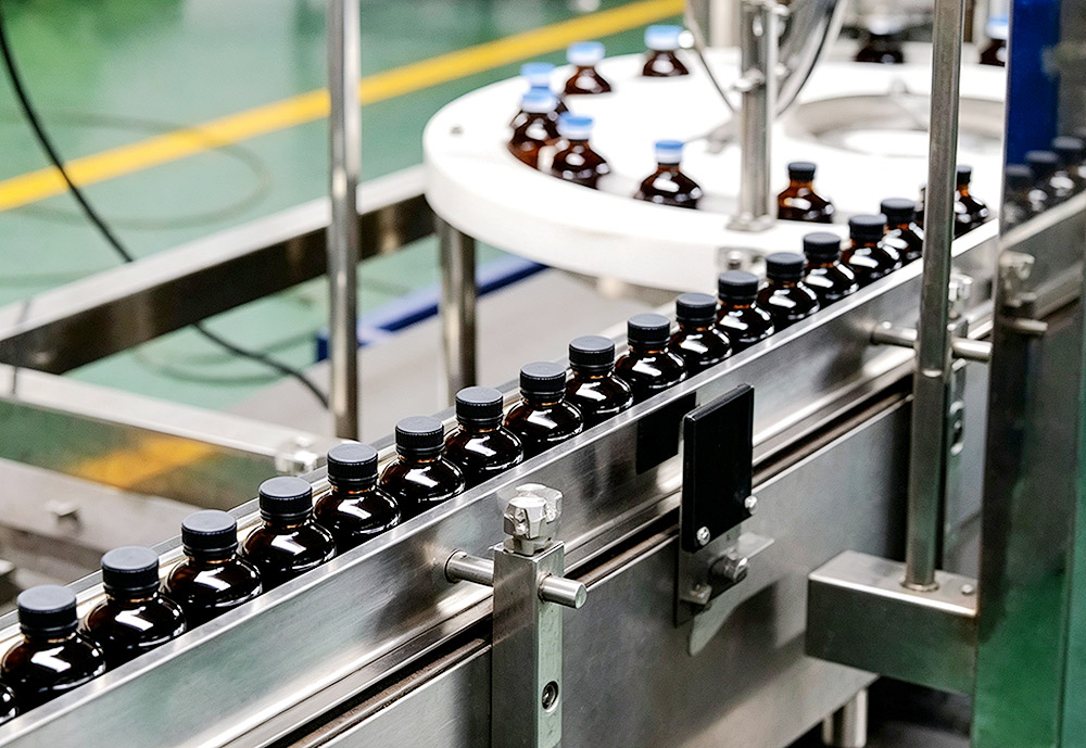 Vial filling production line