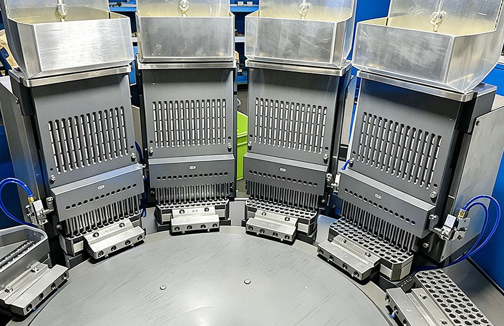 Capsule filling dosing stations