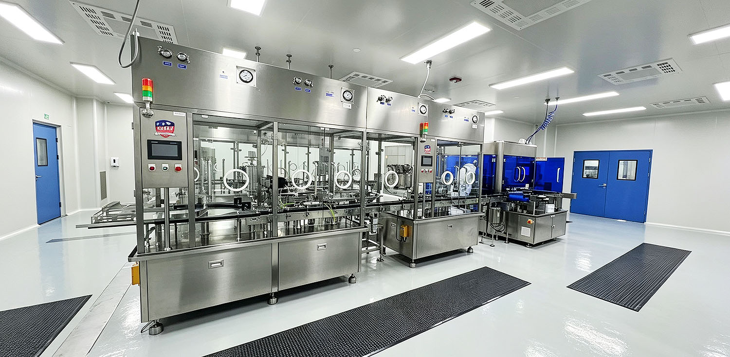 Automatic vial filling line