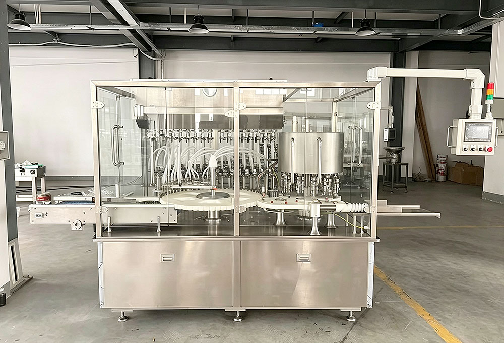 Automatic aseptic vial filler