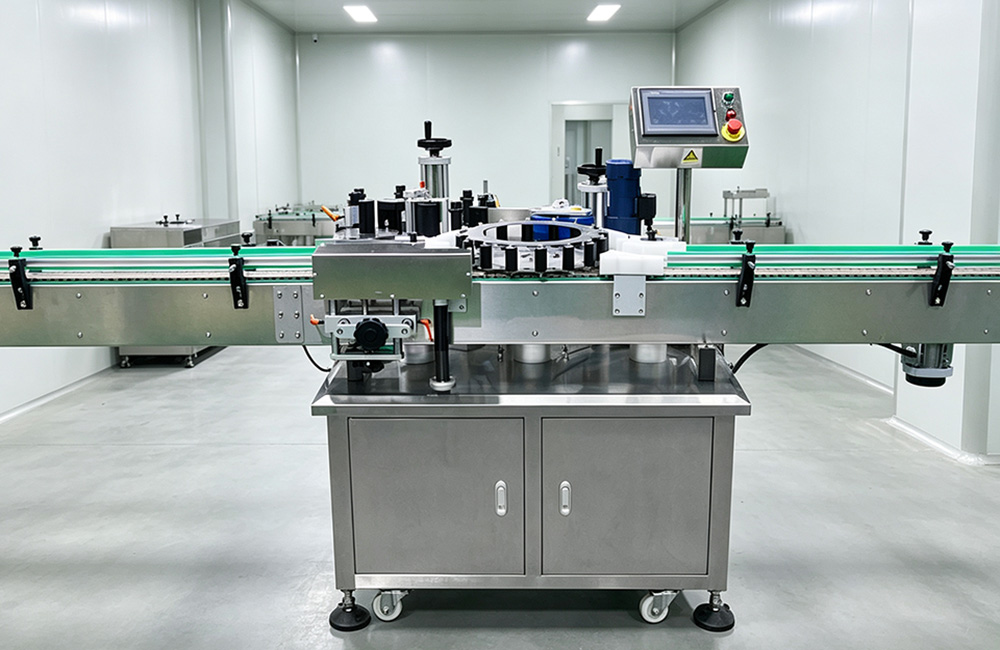 Cleanroom rotary labeling machine