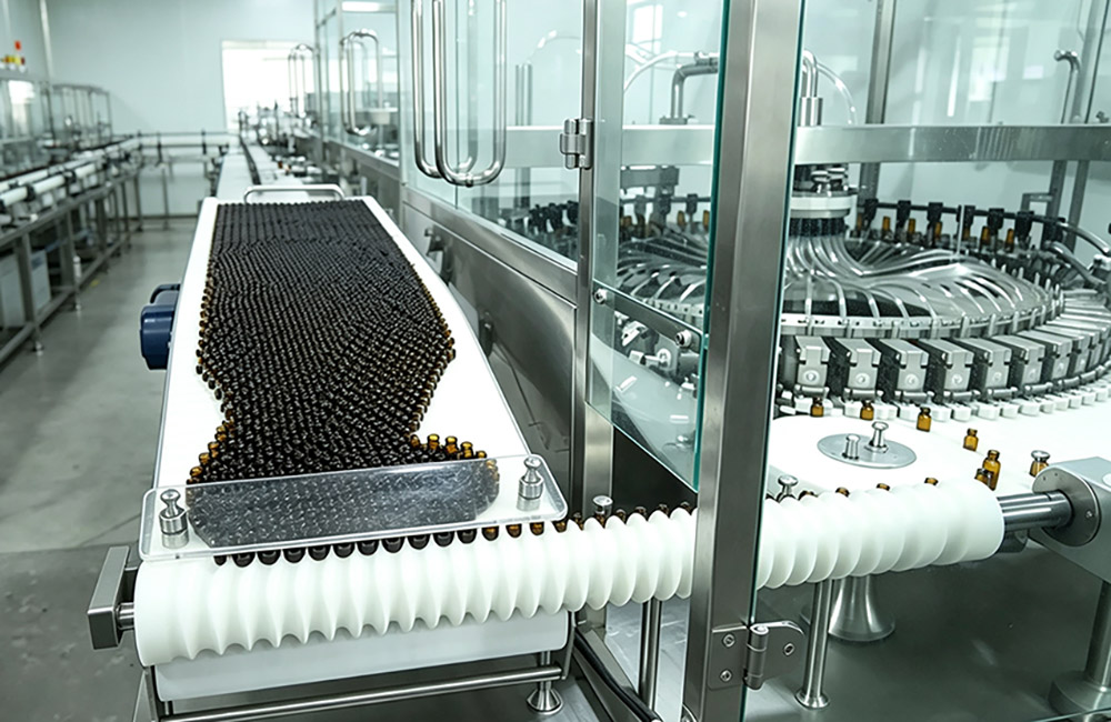 Vial washing machine line