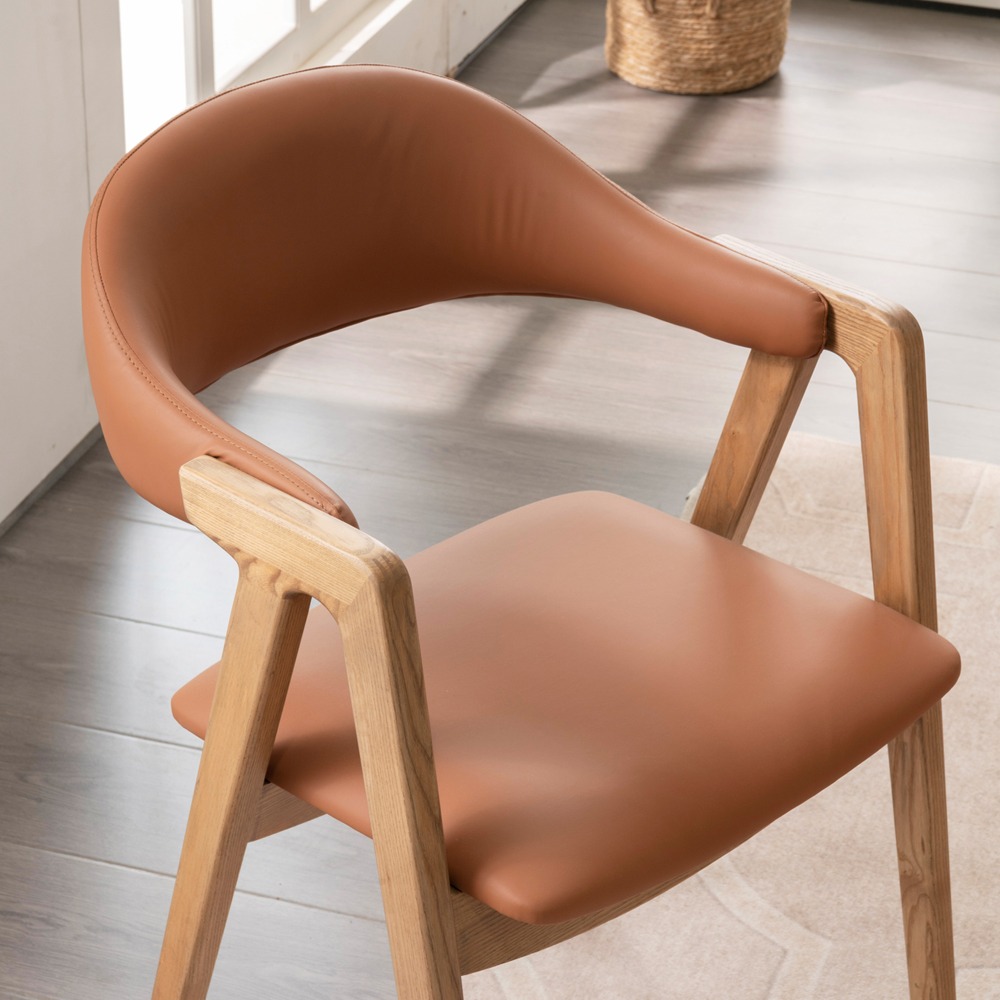 solid beech wood dining chair