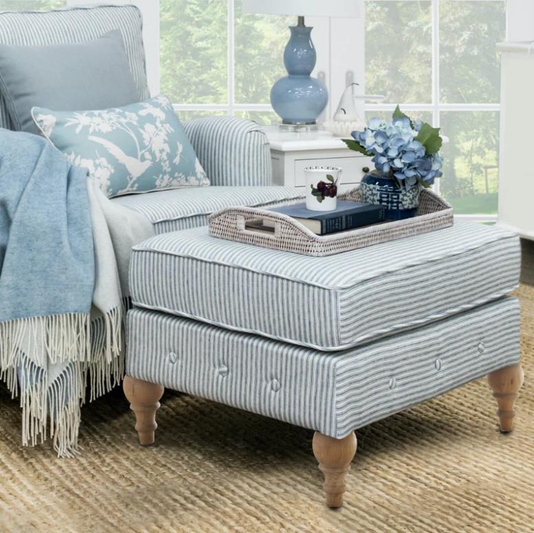 Wholesale Fabric Square Ottoman
