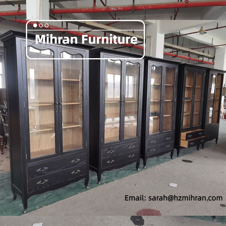 wholesale plain wood bookcase
