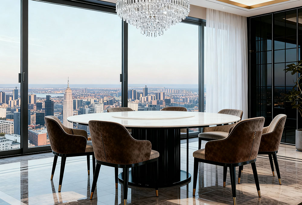 ddvanced round dining table