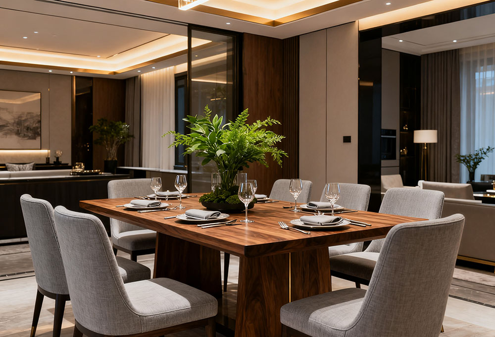 premium wooden dining table