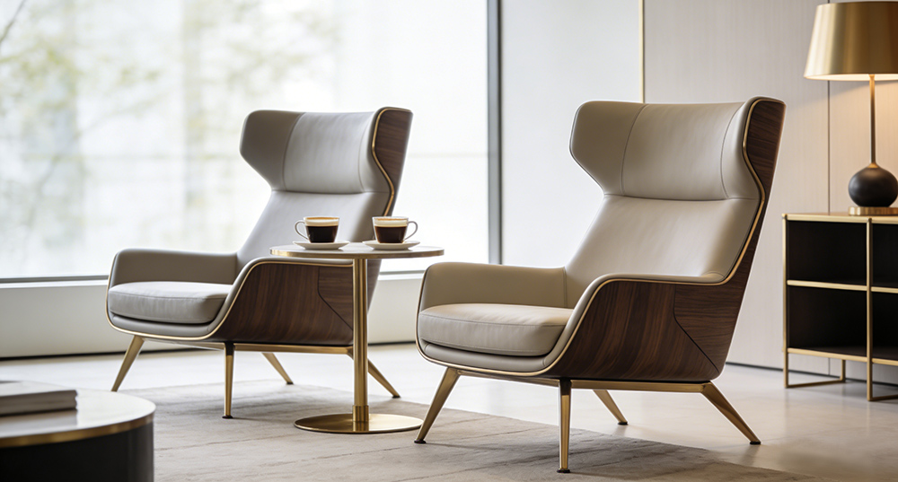 accent chairs in the office