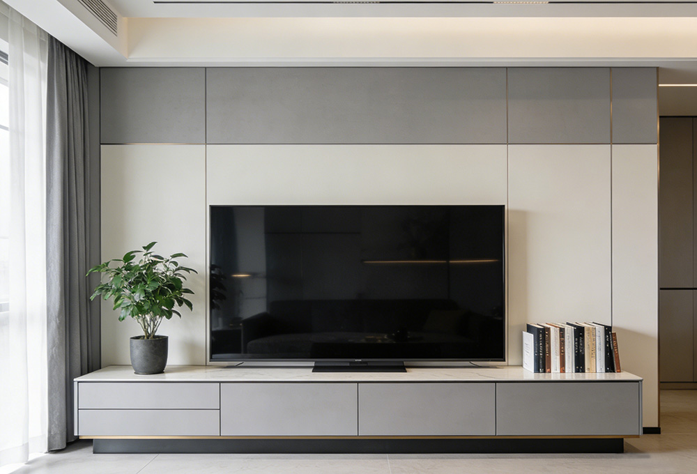 a TV cabinet