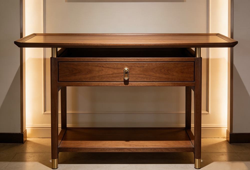 a high-end and simple console table