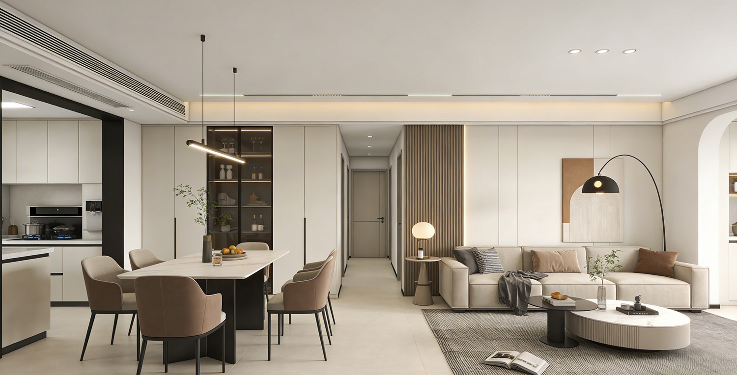 various furniture in the living room